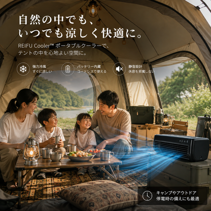 REIFU Cooler™  冷風ポータブルクーラー